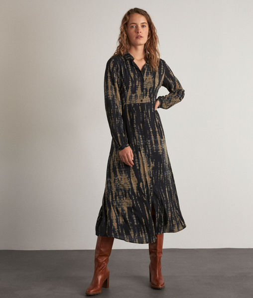 Picture of GWEN TIE-DYE MAXI DRESS